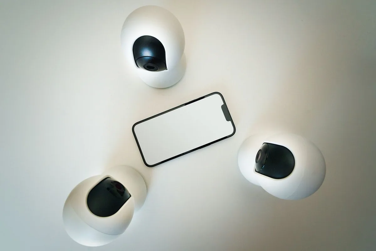 Panel de privacidad de una aplicación doméstica